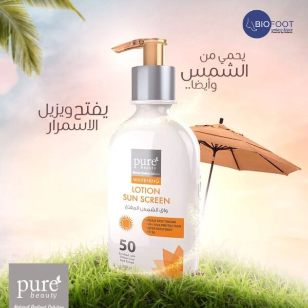 Pure Beauty Whitening Sun Screen Lotion SPF50 200ml - Image 5