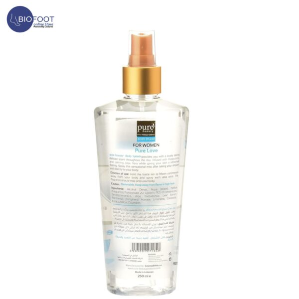 Pure Beauty Pure Love Body Splash for Women 250ml - Image 3