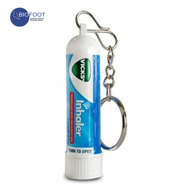 Vicks Vapor Inhaler Nasal Congestion Allergy Blocked Nose Key Chain 0.5ml - Image 2