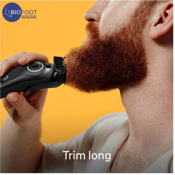 Braun Beard Trimmer Series 3 BT3410, Electric Beard Trimmer For Men, Incl. Ultra-Sharp Blade, 40 Length Settings, Styling Tools, Rechargeable 50-min Cordless Runtime & Washable - Image 6
