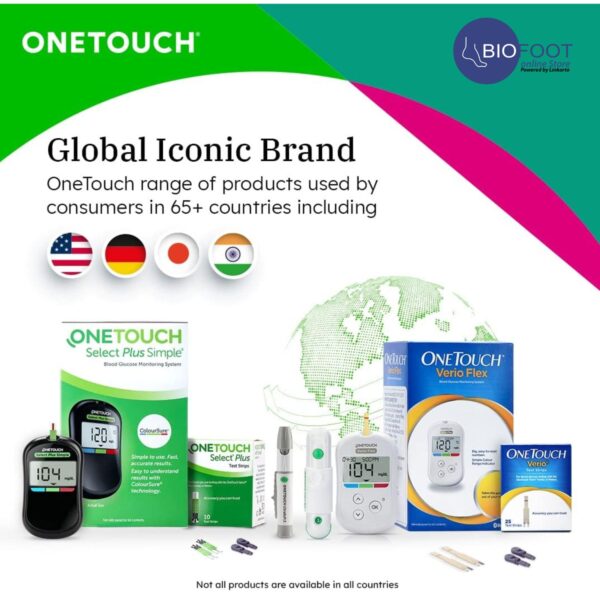 ONETOUCH Select  Plus Blood Sugar Test Strips 50 peices - Image 4