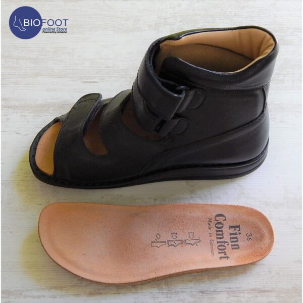 Finn Comfort 96202 Prophylax Unisex Black Sandals - Image 4