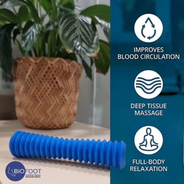 BIOFOOT Plantar Fasciitis Foot Roller | Deep Tissue Massage Tool for Foot Pain Relief, Arch, Heel Spurs, Myofascial Release, Improved Blood Circulation, and Reflexology | Ideal for Relieving Tired Feet - Image 3