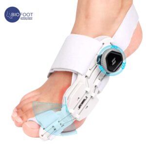 BIOFOOT Micro Adjustable Dial 2024 Orthopedic Bunion Corrector with & Silicone Pad, Big Toe Straightener & Separator, Hallux Valgus Brace for Bunion Pain Relief, 1pc (Left/Right)