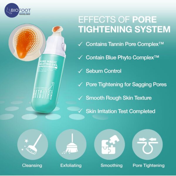 BRTC Pore Removal Magic Heating Gel with Fresh Volcanic Cluster Blemish and Blackhead Cleanser (35g/1.23oz) - Image 7