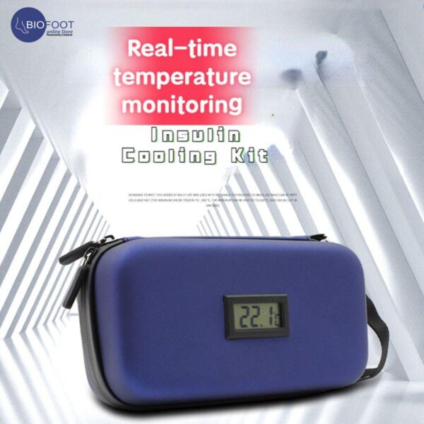 ClinMed MedCase Insulin Bag (portable insulin bag) Travel Case Medicine Organizer Portable Diabetic Supplies Cooler Handy Bag - Image 7