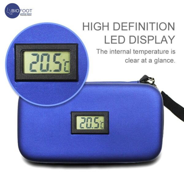 ClinMed MedCase Insulin Bag (portable insulin bag) Travel Case Medicine Organizer Portable Diabetic Supplies Cooler Handy Bag - Image 8