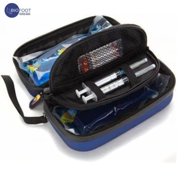 ClinMed MedCase Insulin Bag (portable insulin bag) Travel Case Medicine Organizer Portable Diabetic Supplies Cooler Handy Bag - Image 6