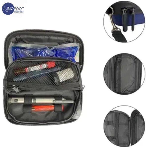 ClinMed MedCase Insulin Bag (portable insulin bag) Travel Case Medicine Organizer Portable Diabetic Supplies Cooler Handy Bag - Image 4