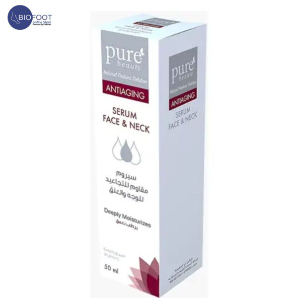 Pure Beauty Antiaging Serum Face and Neck 50ml - Image 2