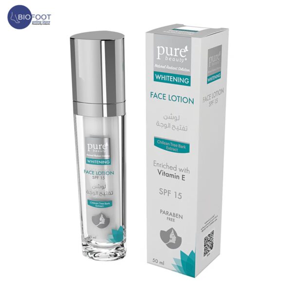 Pure Beauty Whitening Face Lotion with SPF15 50 ml