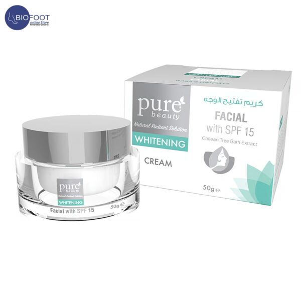 Pure Beauty Whitening Facial with SPF15 Cream - 50g