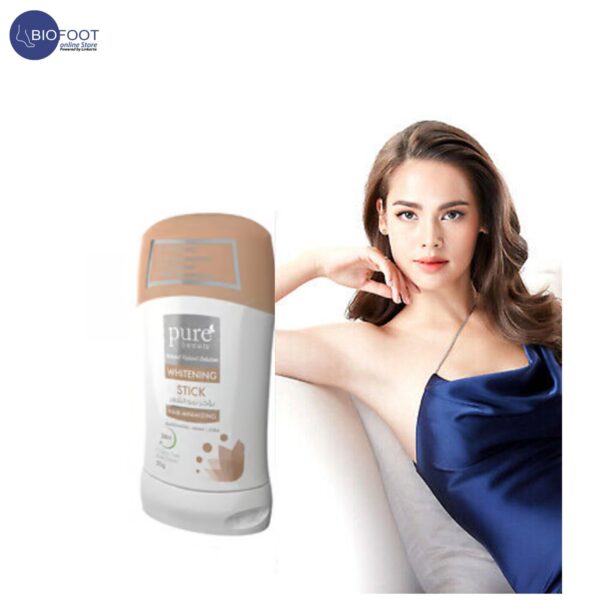 Pure Beauty Hair Minimizing Whitening Deodorant & Antiperspirant Stick for women 50 gm - Image 4