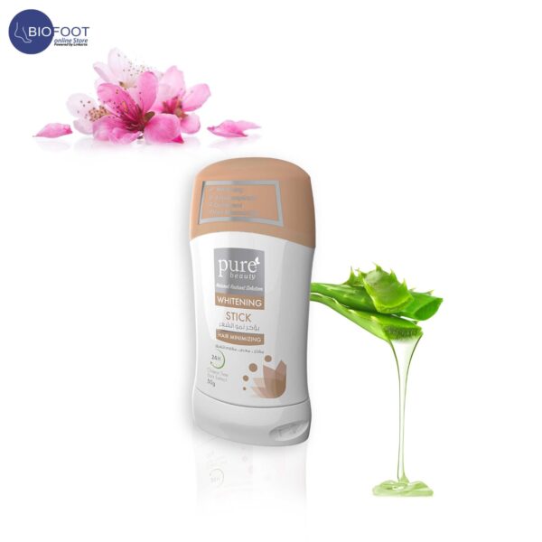 Pure Beauty Hair Minimizing Whitening Deodorant & Antiperspirant Stick for women 50 gm - Image 3