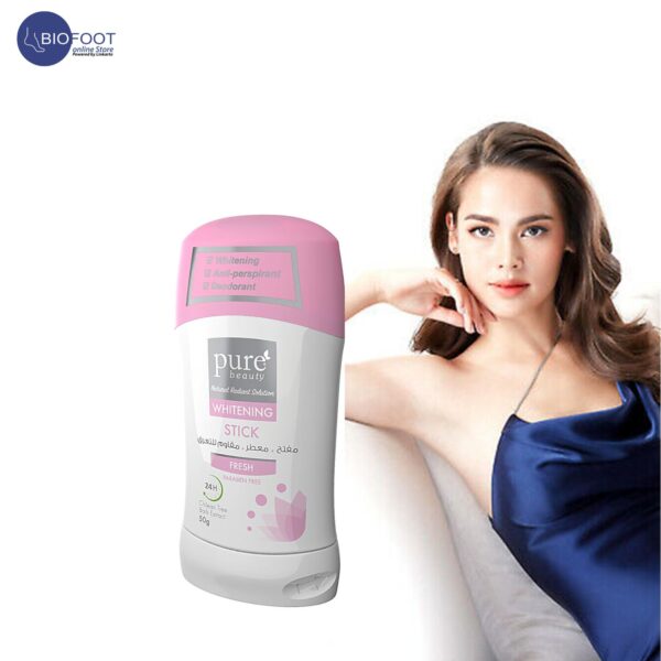 Pure Beauty Fresh Deodorant & Antiperspirant Stick for Women 50 gm - Image 4
