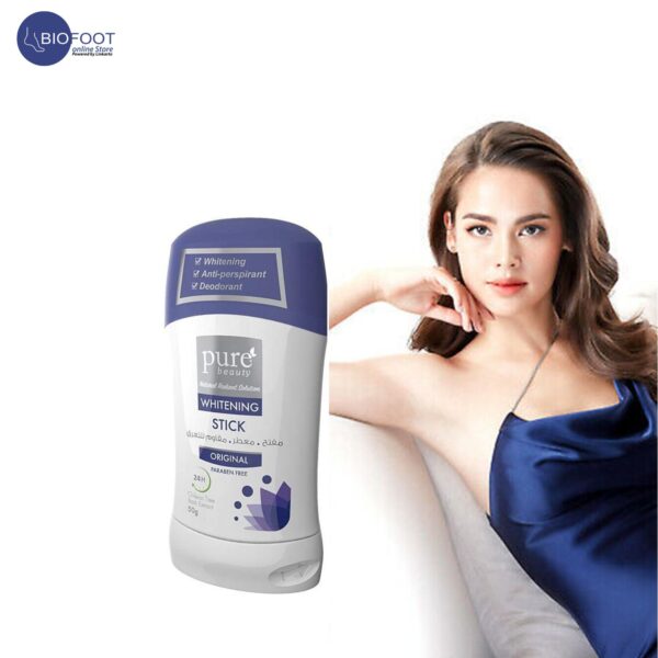 Pure Beauty Original Deodorant & Antiperspirant Stick for women 50 gm - Image 4