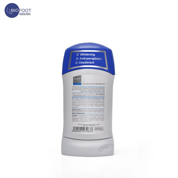 Pure Beauty Original Deodorant & Antiperspirant Stick for women 50 gm - Image 2