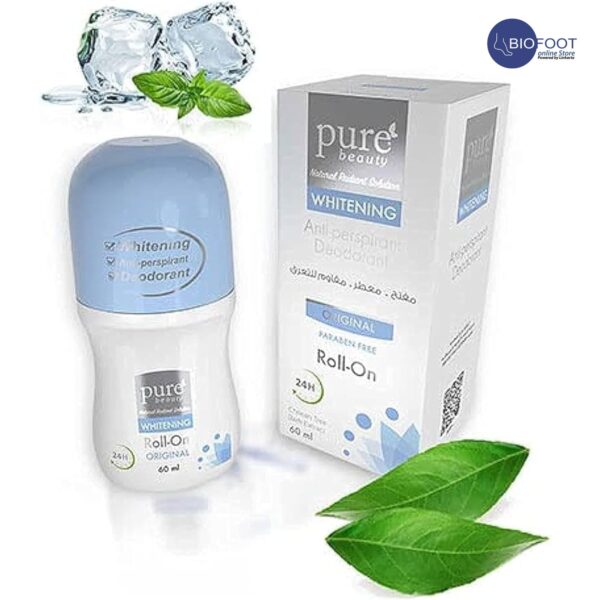 Pure Beauty Whitening Antiperspirant Deodorant Roll-on Original 60 ml - Image 4