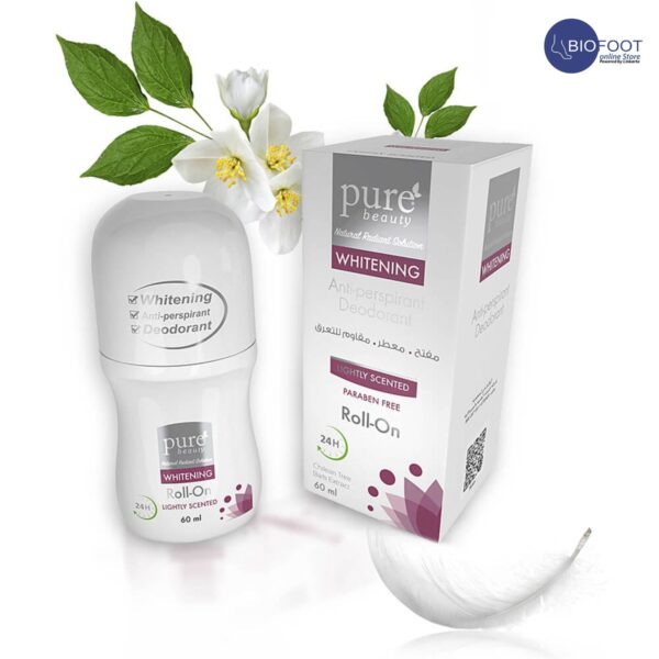 Pure Beauty Whitening Antiperspirant Deodorant Roll-on Lightly Scented 60 ml - Image 4