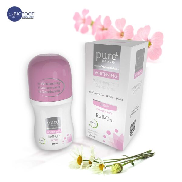 Pure Beauty Whitening Antiperspirant Deodorant Roll-on Fresh 60 ml - Image 4