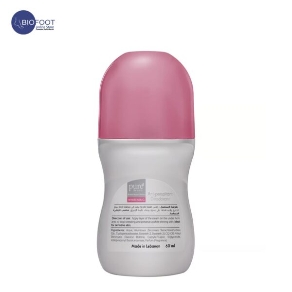 Pure Beauty Whitening Antiperspirant Deodorant Roll-on Fresh 60 ml - Image 2