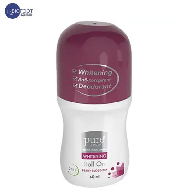 Pure Beauty Whitening Antiperspirant Deodorant Roll-on Berry Blossom 60 ml - Image 3
