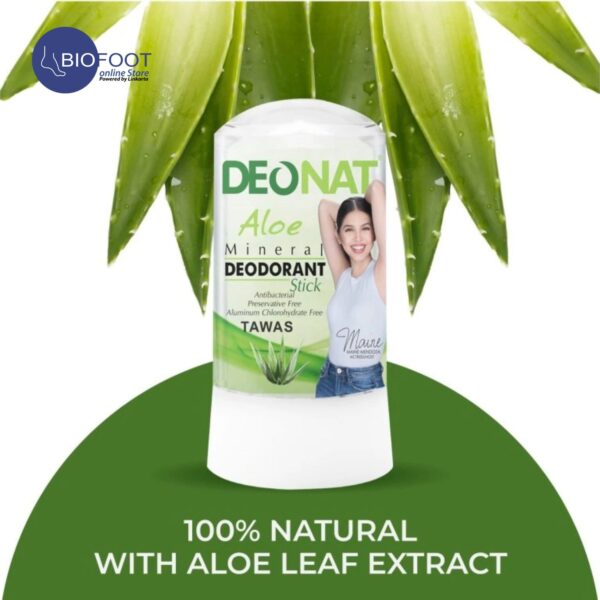 Deonat Aloe Mineral Deodorant Stick 60g - Image 5
