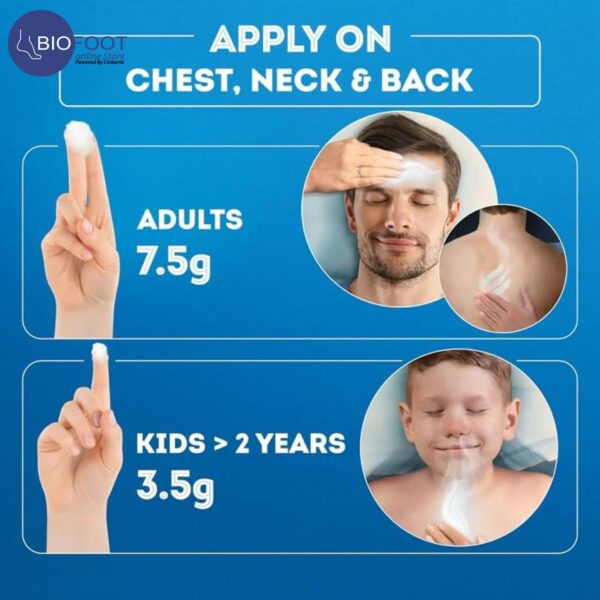 Vicks VapoRub 50ml Relief From Cold, Cough, Blocked Nose, Headache, Body Ache, Muscular Stiffness And Breathing Difficulty - Image 3