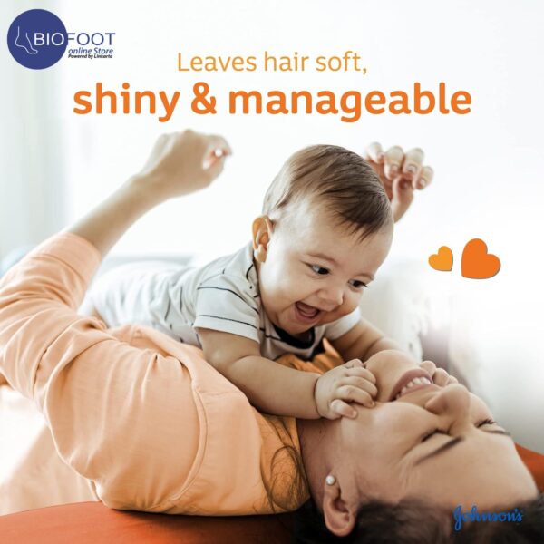 Johnsons Baby Shampoo No More Tears, Hypoallergenic, Gentle on Scalp 300ml - Image 5