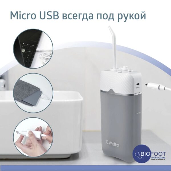 BWELL PRO-913 Mini Portable Oral Irrigator Water Flosser - Image 2