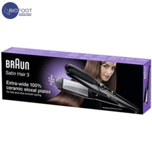 Braun Satin Hair 3 St310 Hair Straightener With Wide Plates
