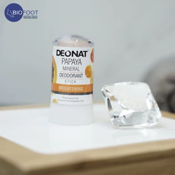 DEONAT PAPAYA Mineral Deodorant Stick Brightening 100G - Image 2