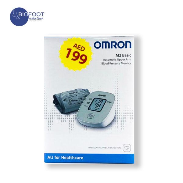 OMRON Blood Pressure Monitor M2 Basic Automatic Upper Arm Blood Pressure Monitor for Home Use - Clinically Validated BP Monitor with Irregular Heartbeat Detection  (Special Price OFFER PACK)