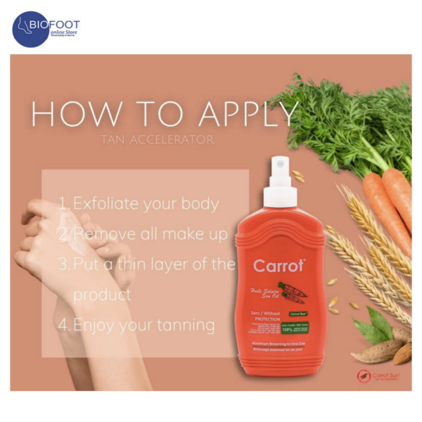 Carrot Sun Tanning Oil Spray 200ml - Image 4