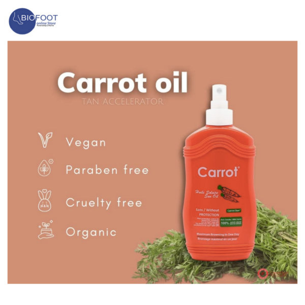 Carrot Sun Tanning Oil Spray 200ml - Image 2
