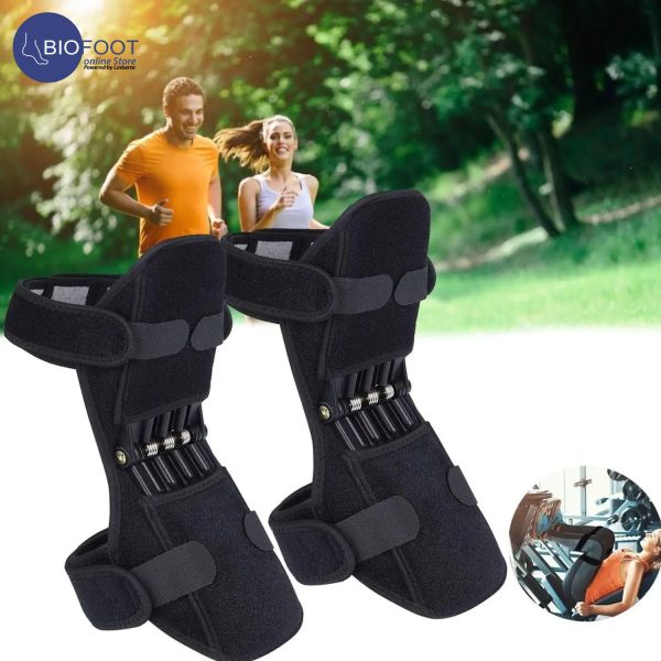 BIOFOOT Knee Booster, Joint Support Knee Pads, Power Lift Knee Stabilizer Pads - Powerful Rebound Spring Force Relief Knee Brace for Men Climbing, Squat, Sport Per Pc - Image 3