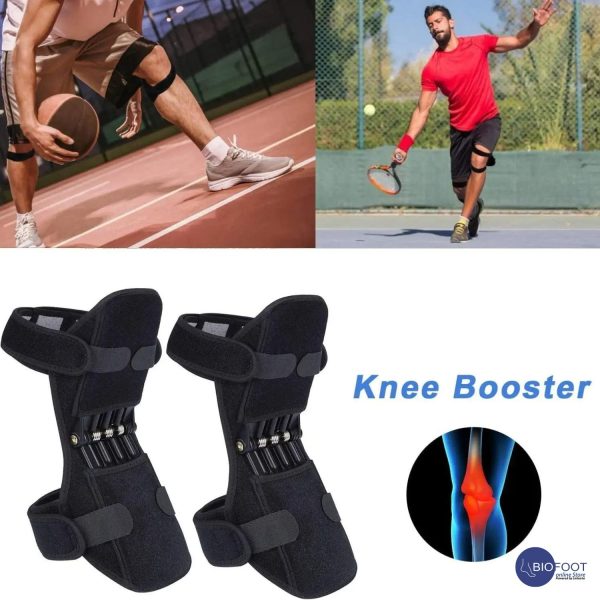 BIOFOOT Knee Booster, Joint Support Knee Pads, Power Lift Knee Stabilizer Pads - Powerful Rebound Spring Force Relief Knee Brace for Men Climbing, Squat, Sport Per Pc - Image 8