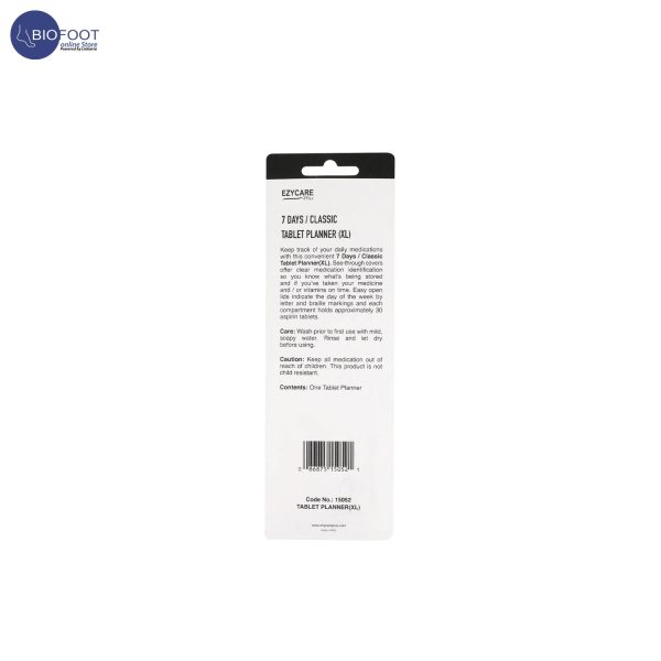 Ezycare Plus Tablet Planner 7ays Classic Large - Image 2