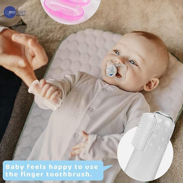Ezycare Plus Baby Finger Toothbrush with Carry Case - Image 4