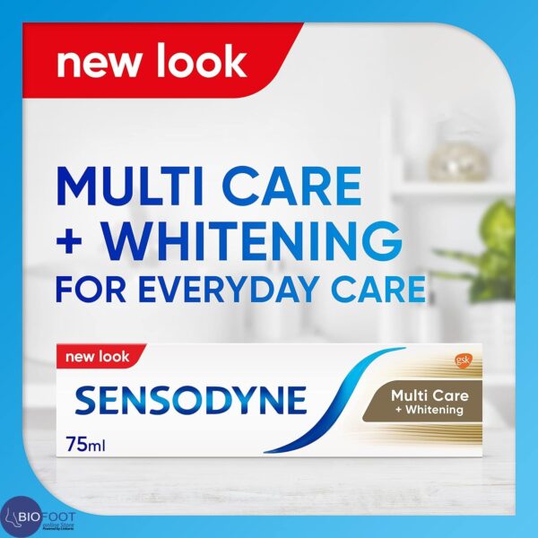 Sensodyne Multi Care + Whitening Toothpaste 75ml - Image 2