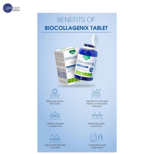 ESI BioCollagenix Food Supplement Marine Collagen Type 1 and 3 120 Tablets - Image 4