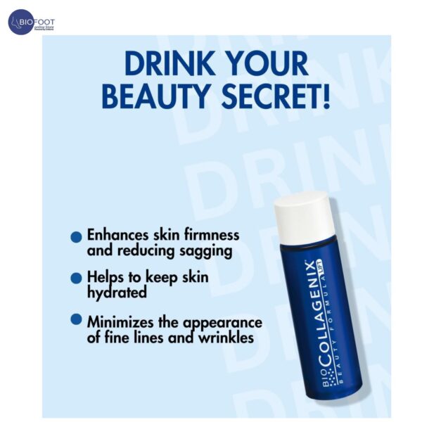 Biocollagenix Collagen Drink, 30 ml (10 Pcs) - Anti-Aging Formula with Antioxidants, Vit C, Zinc & Copper, Reduces Wrinkles, Hydrates & Improves Tone, Supports Elasticity, Fights Oxidative Stress - Image 3