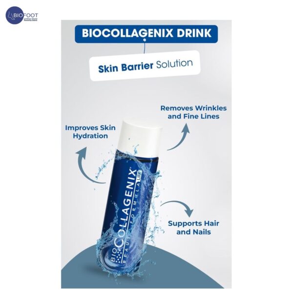 Biocollagenix Collagen Drink, 30 ml (10 Pcs) - Anti-Aging Formula with Antioxidants, Vit C, Zinc & Copper, Reduces Wrinkles, Hydrates & Improves Tone, Supports Elasticity, Fights Oxidative Stress - Image 4