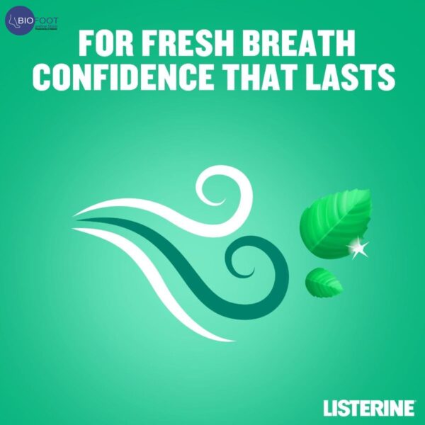 Listerine, Fresh Burst, Daily Mouthwash, With Germ-Killing Oral Care Formula To Reduce Plaque, 250ml - Image 6