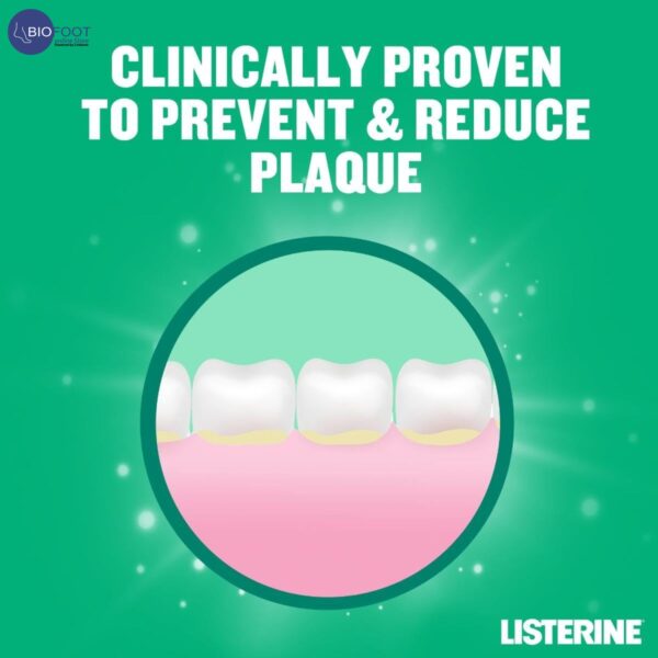 Listerine, Fresh Burst, Daily Mouthwash, With Germ-Killing Oral Care Formula To Reduce Plaque, 250ml - Image 4