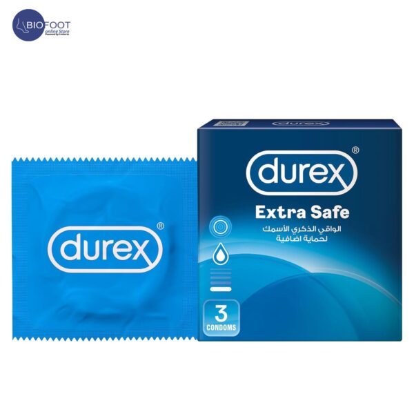 Durex Extra Safe Condom  Pack of 3pcs - Image 2