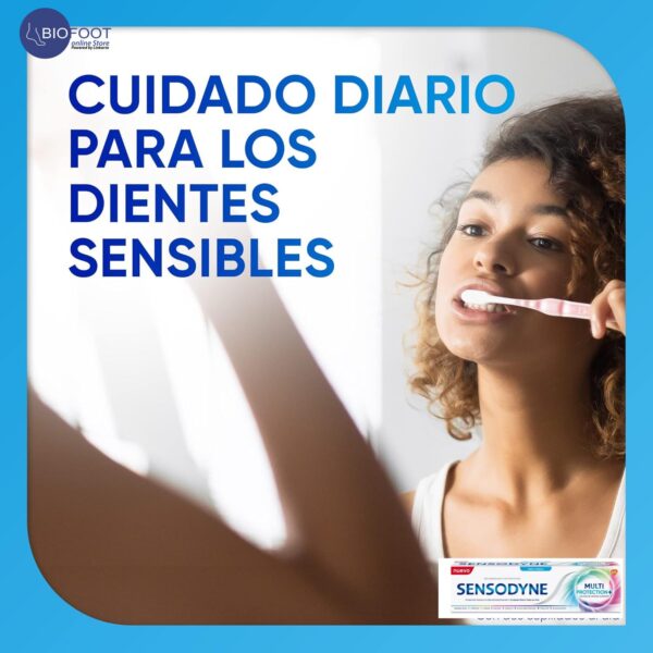 Sensodyne Multiprotection Teeth Whitening Toothpaste for Daily Care Protection Against Teeth Sensitivity 75ml - Image 4