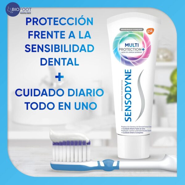 Sensodyne Multiprotection Teeth Whitening Toothpaste for Daily Care Protection Against Teeth Sensitivity 75ml - Image 2