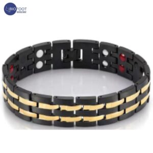 Duddoo Magnetic Bracelet D-9044 Black Gold