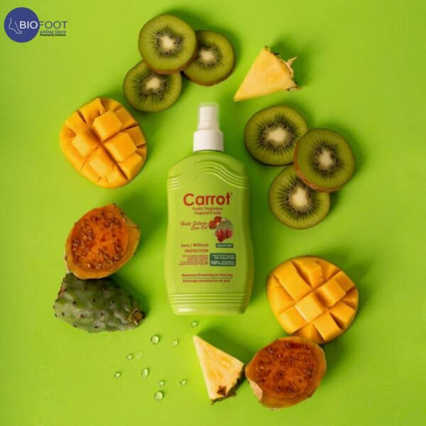 Carrot Sun Tropical Fruit Tanning Oil Spray 200ml - Image 2